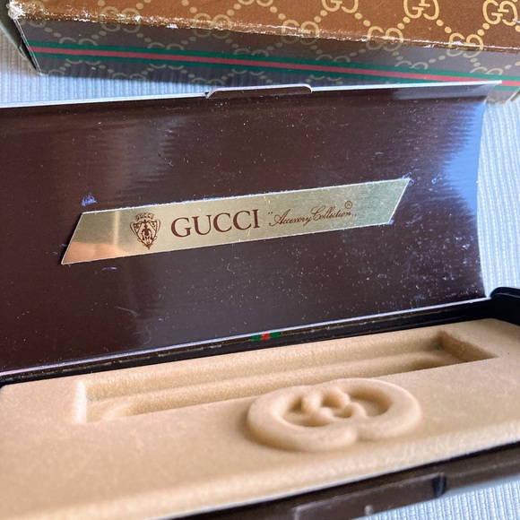 Vintage 1970s Authentic Gucci Accessory Collection Lighter Packaging & Box ONLY - Picture 5 of 14